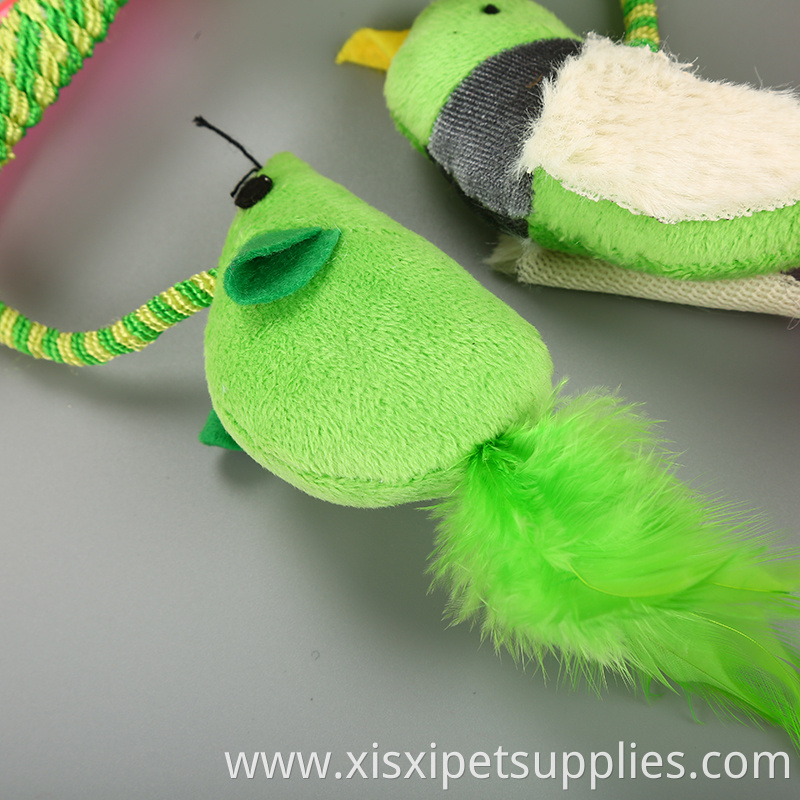new nice design Flying Bird Toy Cat Rod Cat Toys Teaser mouse with feather